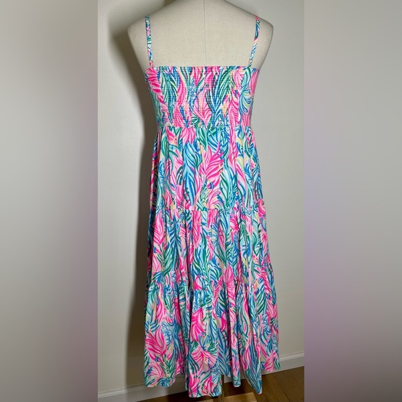 Lilly Pulitzer | Soiree Edith Midi Dress | Vibrant & Fun | Women’s 10 - Picture 5 of 6